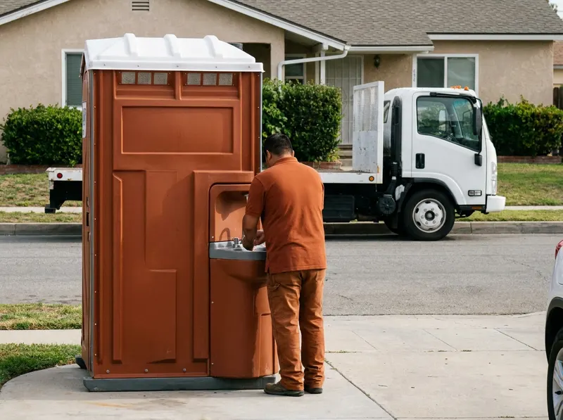 Flushable Restrooms with Hand-Wash Sinks in Lynwood, CA